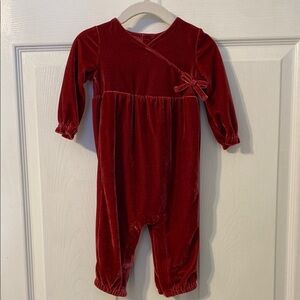 Carter's Red Velvet One Piece